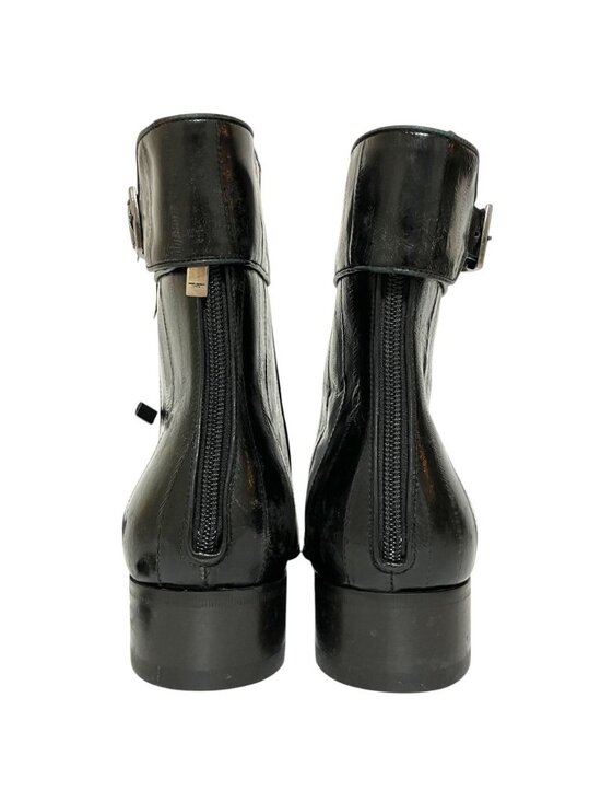 Saint Laurent Paris Miles Ankle Boots Leather Short 43 Black main image 15
